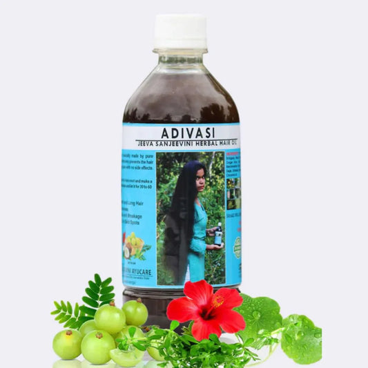Adivasi Jeeva Sanjeevini Herbal Hair Growth oil - Ayurvedic Hair Growth oil