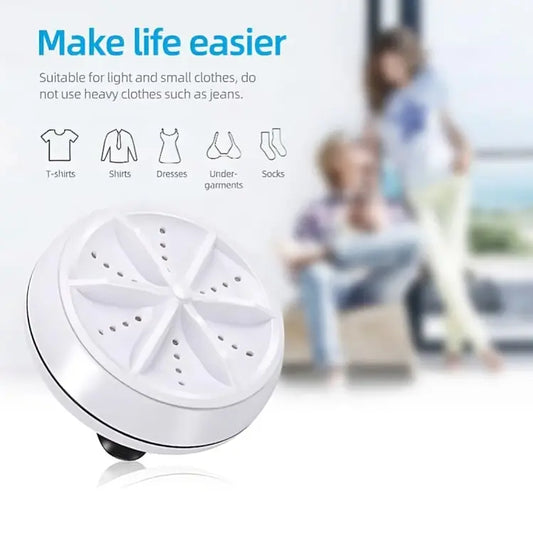 Portable USB Turbine Washing Machine