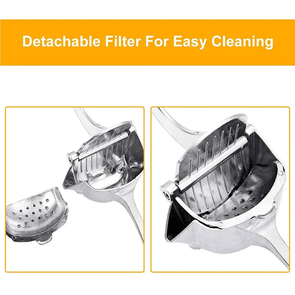 Hand Press Juicer Aluminum β Effortless Juicing, Maximum Freshness