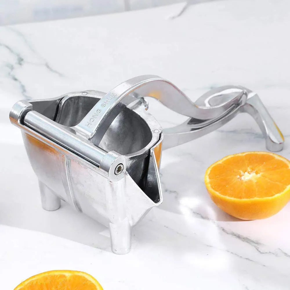 Hand Press Juicer Aluminum β Effortless Juicing, Maximum Freshness