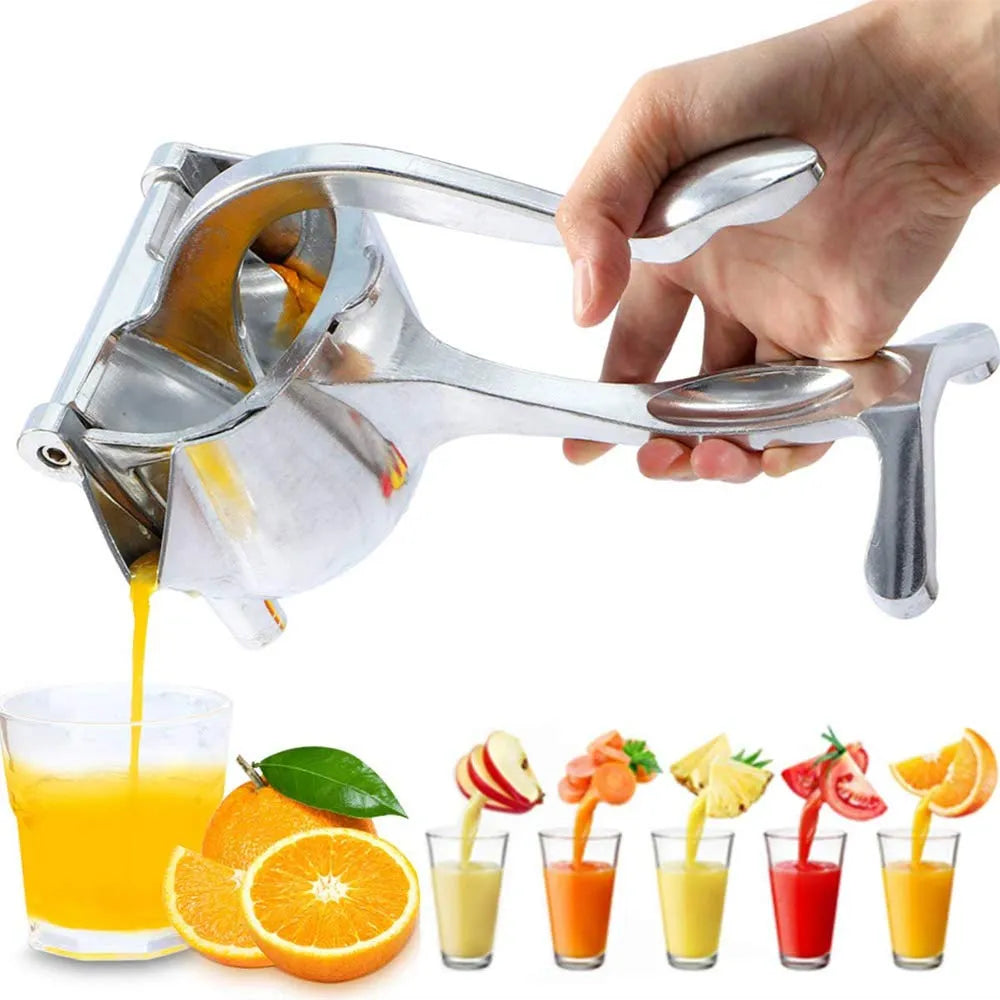 Hand Press Juicer Aluminum β Effortless Juicing, Maximum Freshness